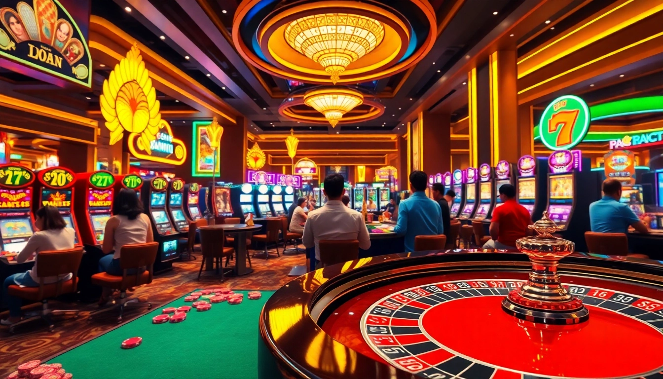 Experience the excitement of the Best Casino Online in Singapore with vibrant gaming scenes and lively players.