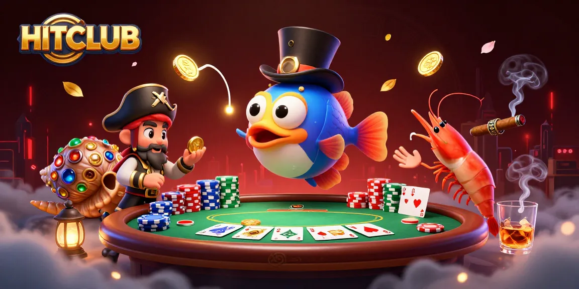 Catch thrilling moments at HITCLUB with 3D characters engaging in casino excitement and vivid gambling elements.