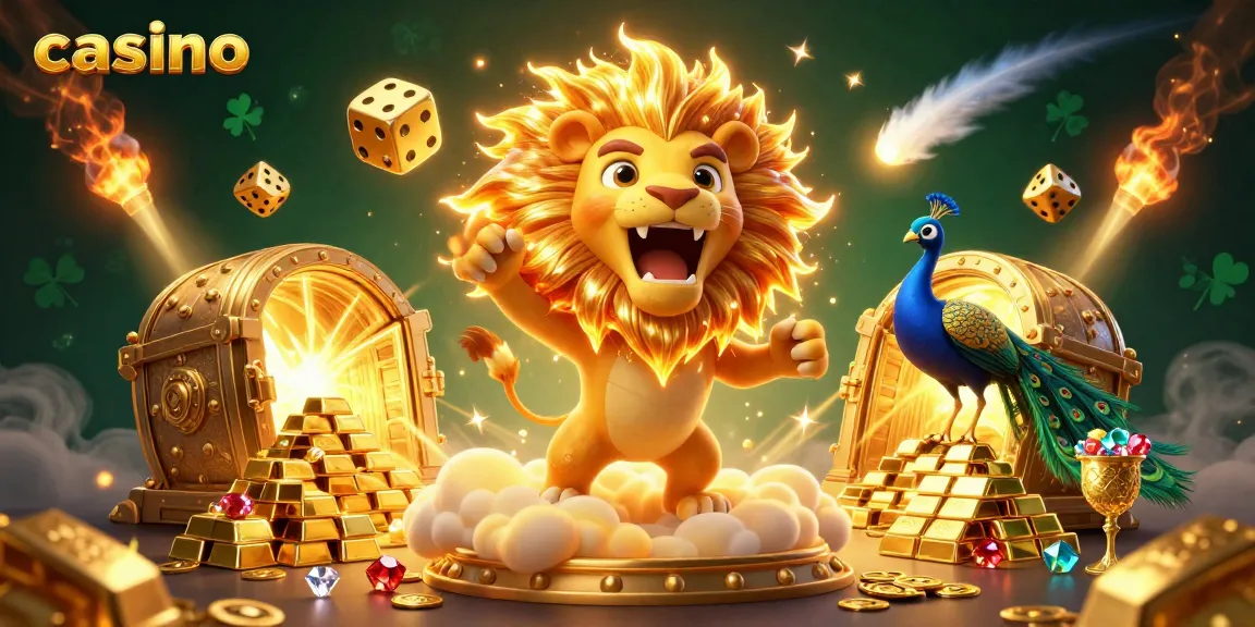 Experience thrilling gameplay at the casino with stunning visuals and golden rewards.