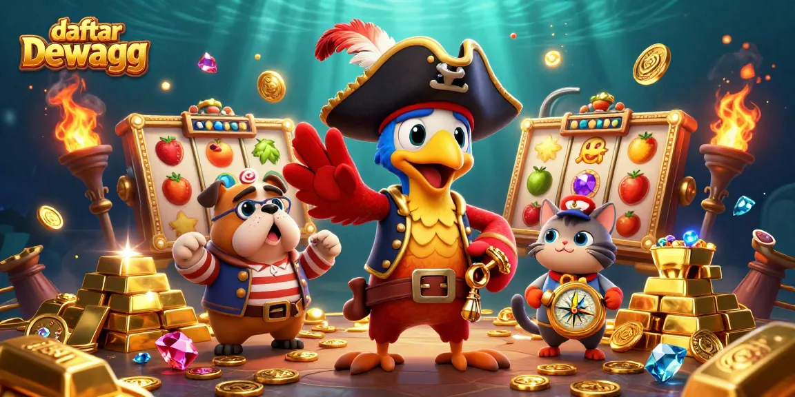 Experience intense gaming action with daftar dewagg in a dazzling casino environment filled with jackpot elements.