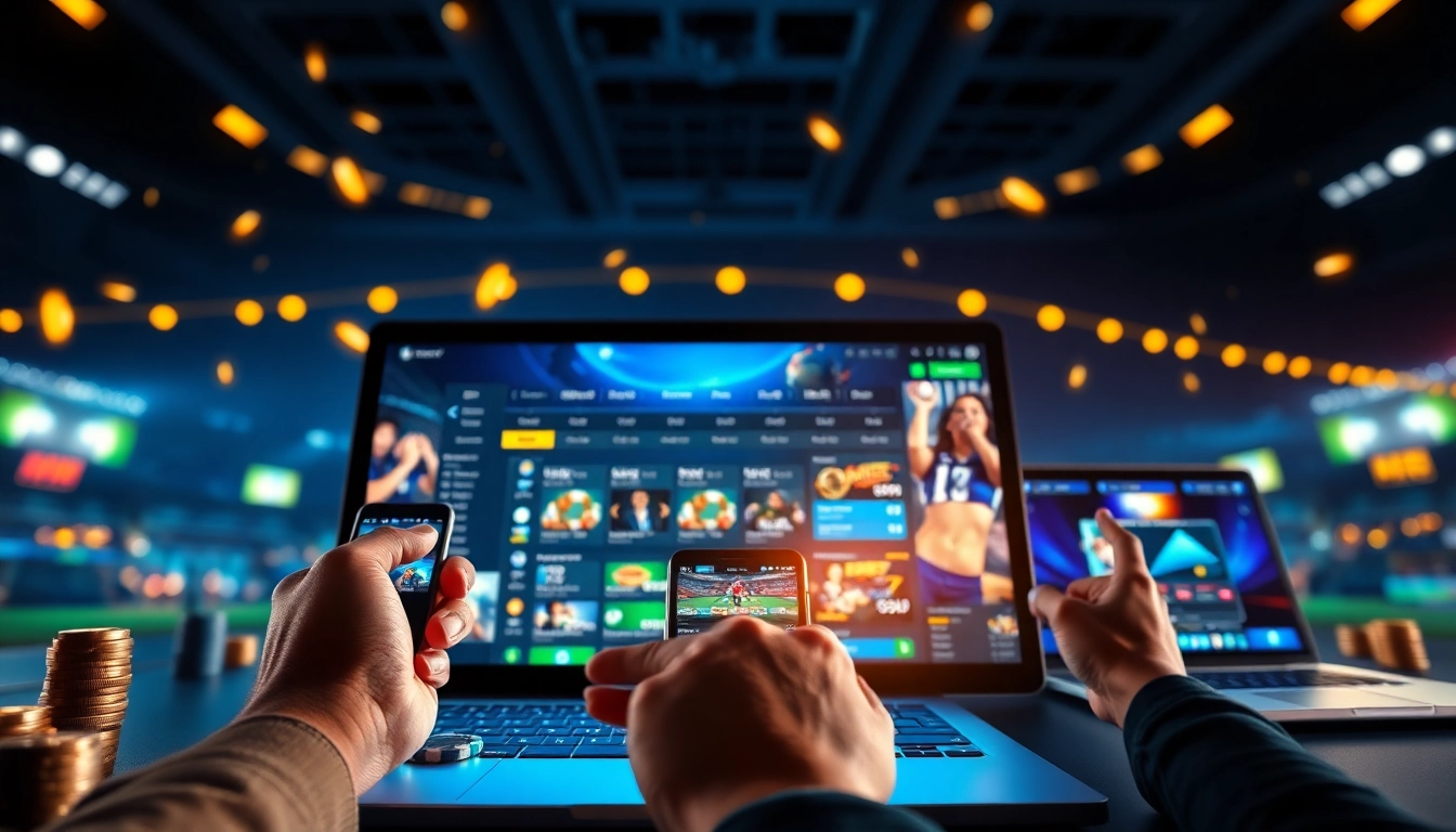 8s online betting platform interface showcasing dynamic sports and casino gaming options.