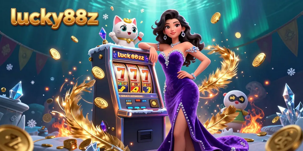 Win big with lucky88z at the vibrant online casino featuring engaging slot machines and entertaining characters.