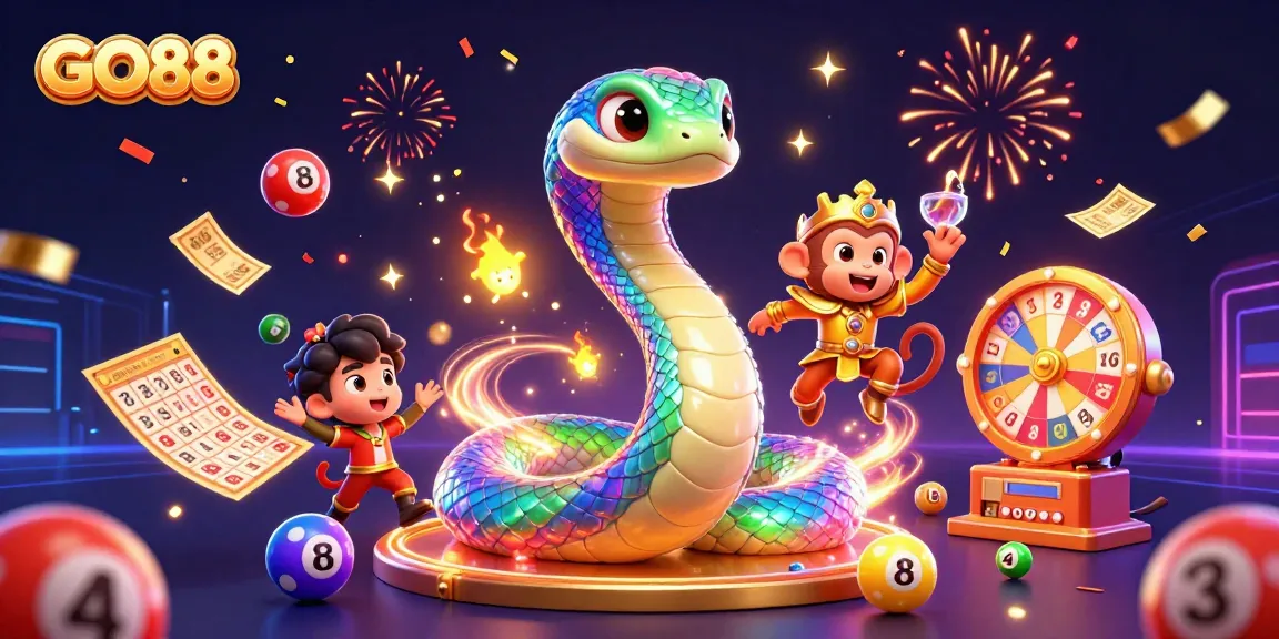 Engage in thrilling games on GO88 with vibrant elements like colorful balls and golden prizes.