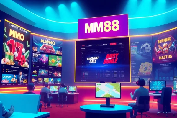 Immersive online gaming experience at MM88 showcasing various betting options