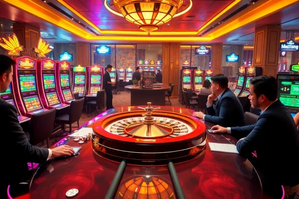 Experience the thrill of slot 888 with vibrant slot machines and a dynamic casino atmosphere.